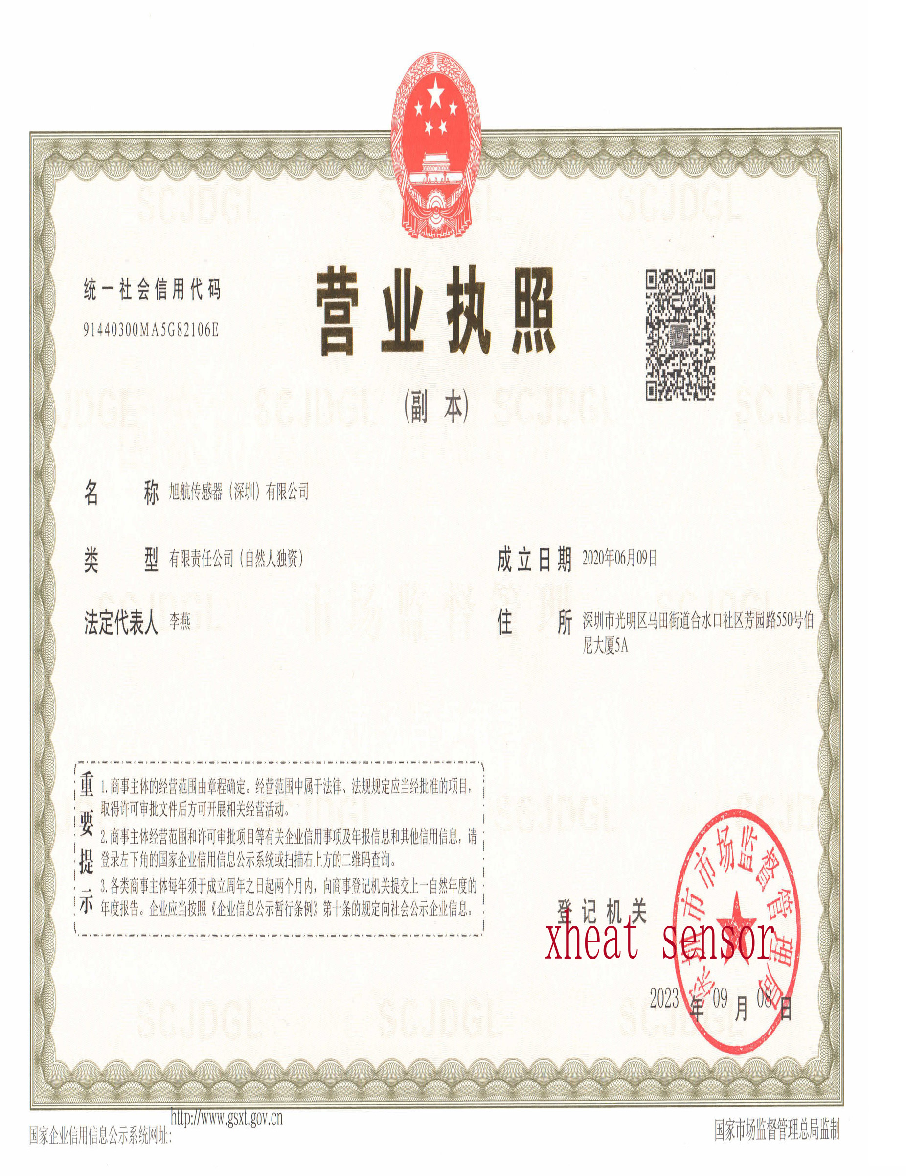 BUSINESS LICENSE